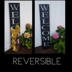 Farmhouse Inspired REVERSIBLE Porch Sign